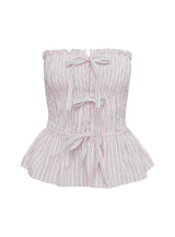 Saskea Strapless Top Pink
