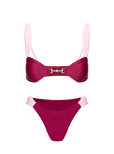 Siamese Bikini Top Red / Pink