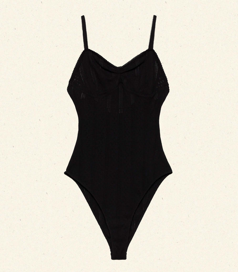 SIGRID BODYSUIT -- BLACK