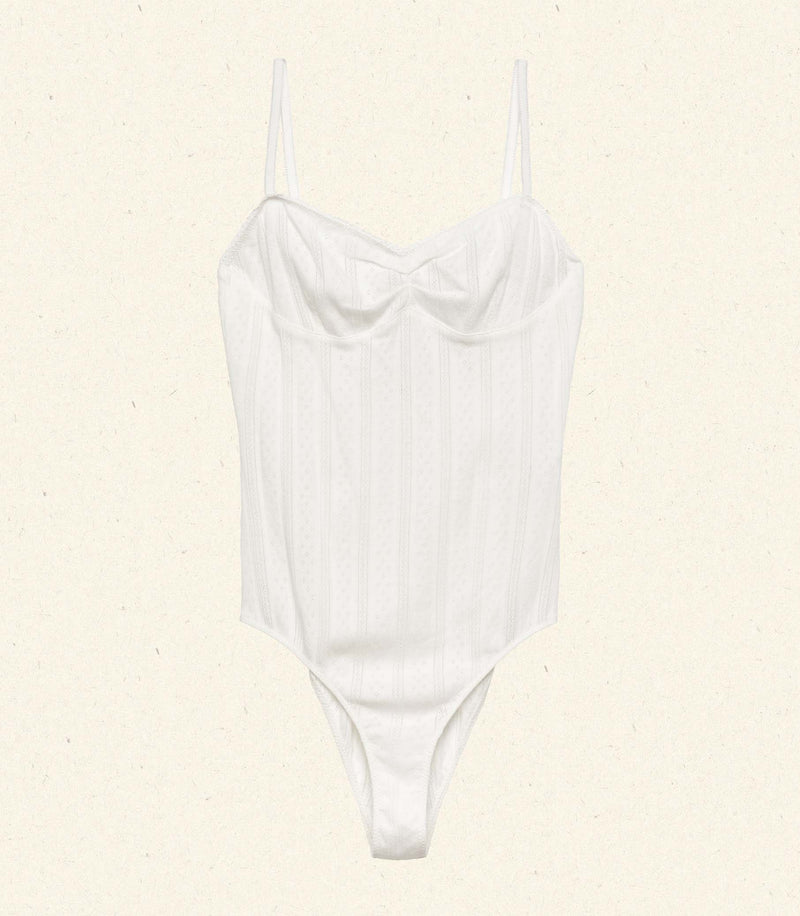 SIGRID BODYSUIT -- SALT