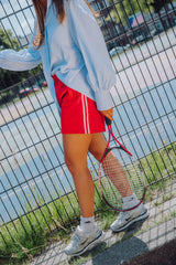 Stripe Short - Rood
