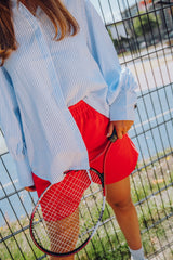Stripe Short - Rood