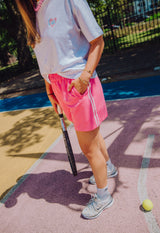Stripe Short - Roze