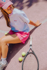 Stripe Short - Roze