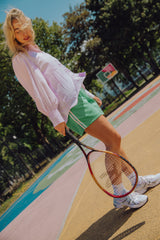 Stripe Short - Groen