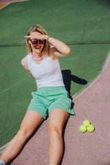 Stripe Short - Groen
