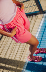 Stripe Short - Roze