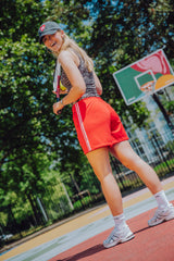Stripe Short - Rood