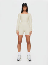 Thriving Activewear Top Latte