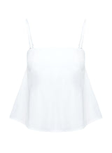 Trapeze Strapless Top White