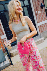 Signature Pants - Roze