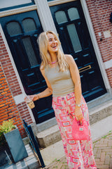 Signature Pants - Roze