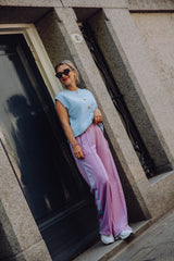 Stripe Pants - Lila