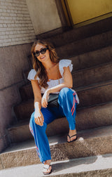 Stripe Pants - Blauw