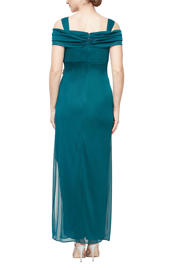 Petite Camille Cowl Neck Gown